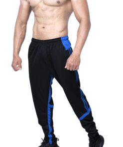 Ronex Slimfit Jogger - Track Pant Black/Royal - L