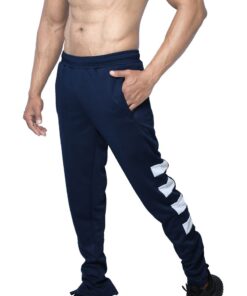 Ronex Slimfit Jogger - Track Pant Navy/White - XL