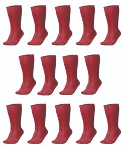 Ronex Soccer Socks - Set of 14 Pairs - Maroon