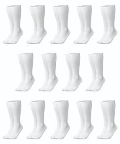 Ronex Soccer Socks - Set of 14 Pairs - White