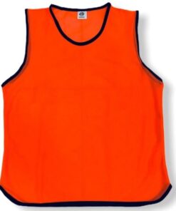 Ronex Training Bibs/Vest Set of 10 (Junior) - Orange/Black