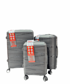 RootCo - 3 Piece Suitcases - Grey