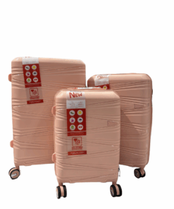 RootCo - 3 Piece Suitcases - Pink