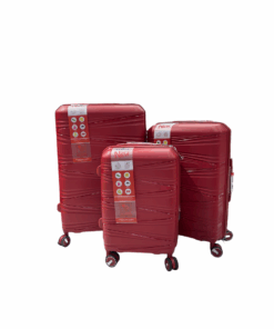 RootCo - 3 Piece Suitcases - Red
