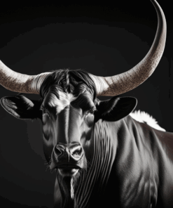 Rooted Art Cow/Cattle - Home Decor Wall Art (1230)