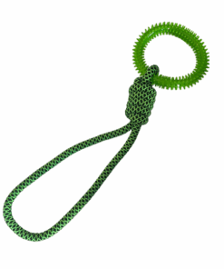 Rope Loop Tug Toy for Dogs (55cm) - Green