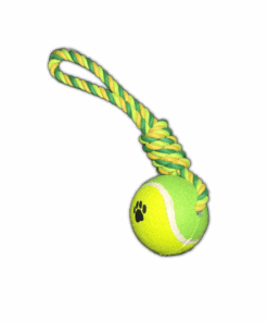Rope Toy - Green & Neon Yellow