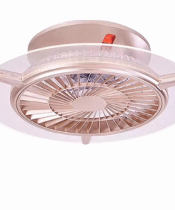 Rose Gold Space Saving LED Ceiling Fan with Remote