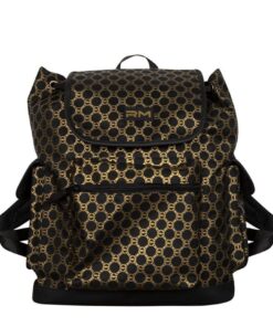 Rossimoda Premio Black/Gold Backpack