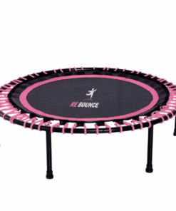 Round Fitness Rebounder and Trampoline - Azalea Pink