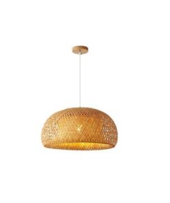 Round Shaped Bamboo Rattan Pendant Light