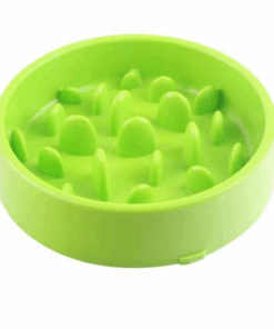 Round Slow Eating Bowl - Green