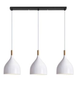 Row Of 3 Modern Small Bowl Style Pendant Light
