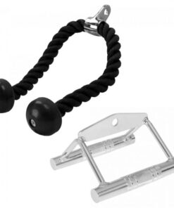 Rowing handle set (nylon rope, rowing handle) Gorilla Sports SA