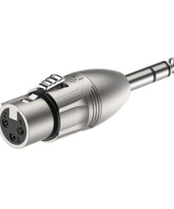 Roxtone Adapter 6.3mm Stereo Male Plug - XLR Female Socket