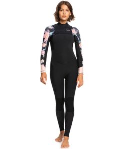 Roxy 4/3mm Swell Series Front Zip Wetsuit For Women - UK 6