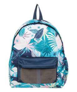 Roxy Womens Home Tour 22L Medium Backpack - Mood Indigo Tropical Storm Sun