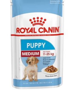 Royal Canin Medium Puppy Pouches - 12 x 140g