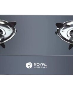 Royal Homeware 2 Plate Glass Top Gas Stove