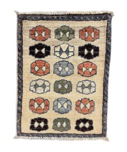 ROYAL RUGS Cream Multi Color Chobi Rug - 60 x 40 cm