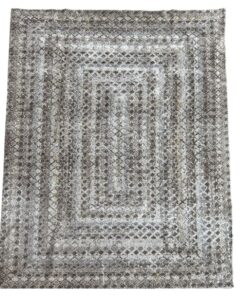Royal Rugs - Simple Brown Geoemtric Turkish Carpet - 230 x 160 cm