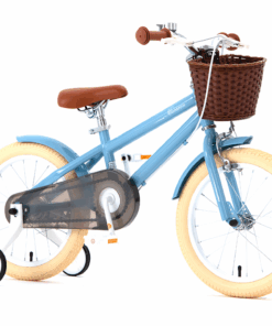 Royalbaby 16 '' Girls Bike-Macaron -Vintage Look- Moden Design, Baby Blue