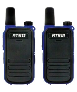 RTS Long Range Two-Way Walkie Talkie DV-4478 (Radio Pair) - Blue