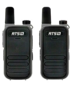 RTS Long Range Two-Way Walkie Talkie DV-4478 (Radio Pair) - Grey