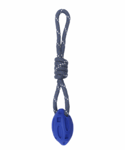Rubber Ball On Rope Dog Toy - Type B