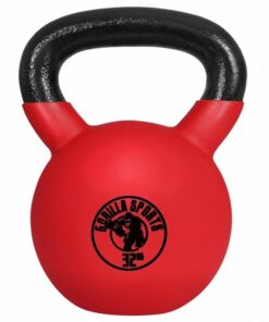 Rubber Coated Kettlebell 32KG Gorilla Sports SA