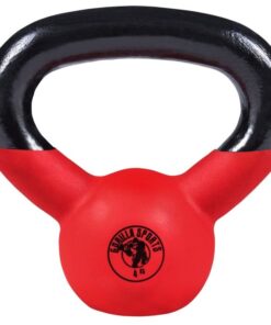 Rubber Coated Kettlebell 4KG Gorilla Sports SA