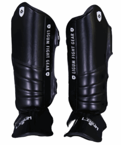 Rubicon MMA Shin Pads - Black - Ligum Fight Gear