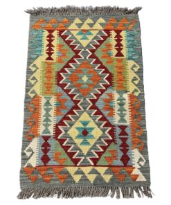 Rug Wave -Fine Handwoven Choubi Kilim 111x76cm