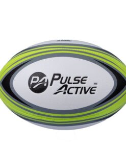 Rugby Ball - Sporting Accessories - Grey & Green - Single - 4 Pack