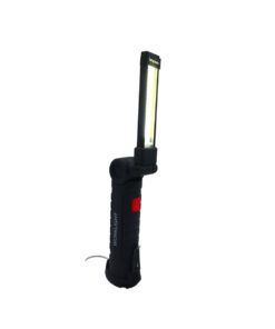 Rugged Rubber Rechargeable Foldable 2-1 Cob Light with Belt Clip