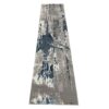 Rugs Abstract Style Machine Made Runner/Rug - Grey Blue - 300 x 80 cm