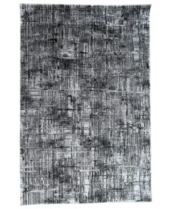 Rugs & Decor / Modern Grey Black Turkish Rug - 180 x 120 cm