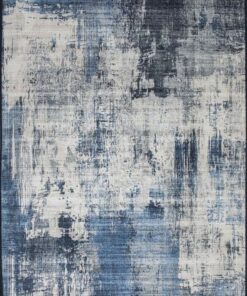 Rugs Original Leo Modern Abstract Blue Rug