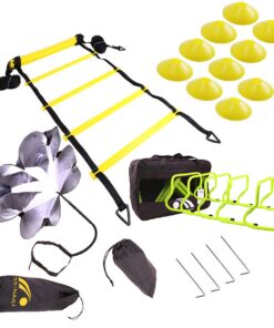 Rungs Agility Ladder Training Equipment Resistance Parachute Disc Agility
