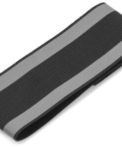 Runners  Armband - Black with Reflective Stripes