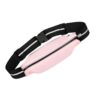 Running Belt Fanny Pack Sports Waist Pack Hand-Free Reflective Runner Pouch - Pink