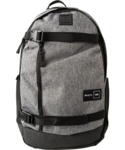 RVCA Mens Curb Skate Backpack - Heather Grey