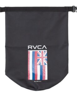 RVCA Mens Defer Flag 14L Dry Bag - Black