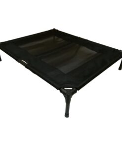 S-Cape Large Vent Elevated Dog Bed (50kg) - Black