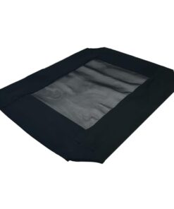 S-Cape Replacement Cover for Medium Vent Elevated Dog Bed - 30kg - Black