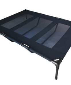 S-Cape X-Large Vent Elevated Dog Bed (65Kg) - Black