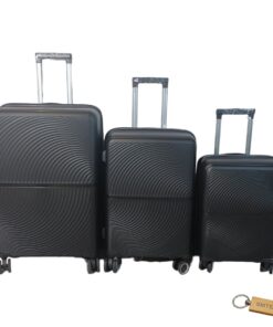 S-Type - S1 Carry: Your Ultimate Portable Suitcase Solution - 3-piece - Black