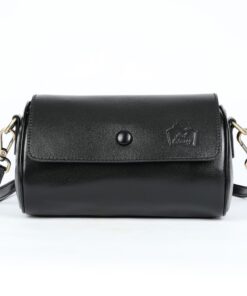 SA Classy Genuine Leather Luxury Handbag Shoulder Bag Crossbody Bag 71337 - Black