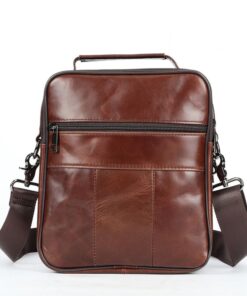 SA Classy Genuine Leather Messenger Shoulder Crossbody Functional Bag 6199