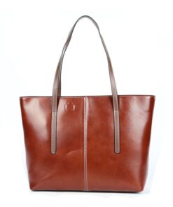 SA Classy Women's Genuine Leather Large Capacity Shoulder Tote Handbag 3001